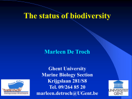 status of biodiversity  - ENVIS Centre On Avian Ecology
