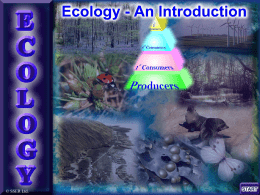 1. Ecology Introductory Concepts
