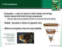 sss bio 1.2 - ecosystems
