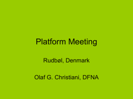 Platform Meeting