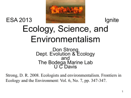 ecological science