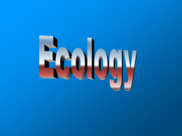 Ecology - Madison County Schools