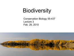 Biodiversity - University of Windsor