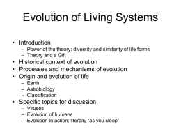 Evolution of Living Systems