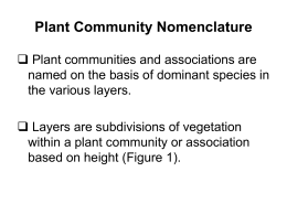 Lecture 2_Plant Community Nomenclature