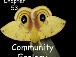 Community Ecology - Effingham County Schools