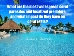 Coral parasites and predators