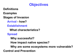 Invasive Species - School of Life Sciences