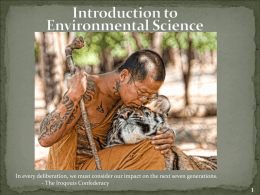 Introduction to Environmental Science PowerPoint