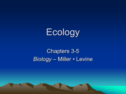 Ecology - One Day Enrichment