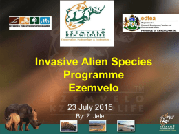 Impacts of Invasive Alien Plants