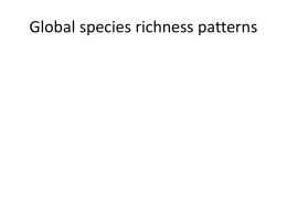 Patterns of species