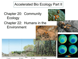 3.1 What is Ecology