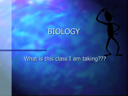 Powerpoint to Ecology Notes