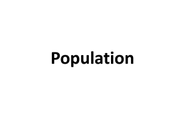 Power point population