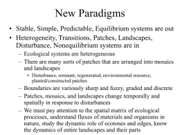 New Paradigms - School of Environmental and Forest Sciences