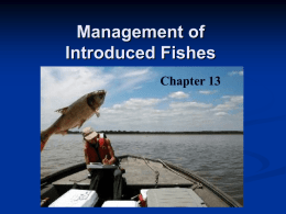 Management of Introduced Fishes