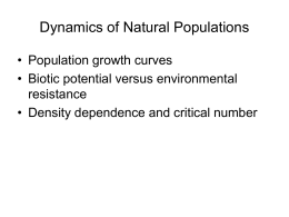 Basic Population Concepts