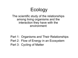Ecology 1-