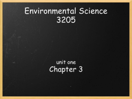 Powerpoint: Chapter 3 notes