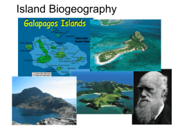 Island Biogeography