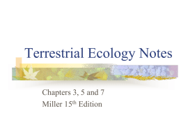 Terrestrial Ecology Notes1