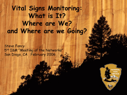 Vital Signs Monitoring