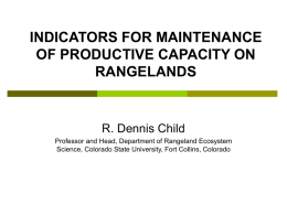 Powerpoint - Sustainable Rangelands Roundtable