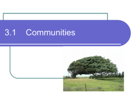 3.1 Communities