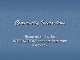 3. Community Interactions New-network