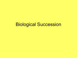 Biological Succession