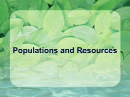 SNC 1D Ecology populations