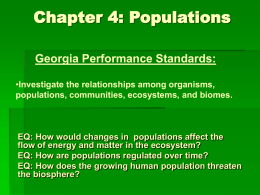 Populations - Cobb Learning