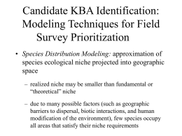 Future KBA Identification