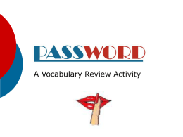 ecology Password 14 words