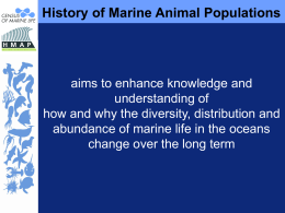 2007 Scientific Results - Census of Marine Life Secretariat