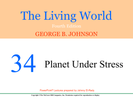 The Living World - Chapter 34 - McGraw Hill Higher Education