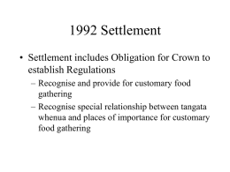 1992 Settlement