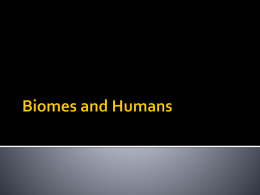 Biome-Human Impact