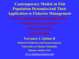 Modeling Small Fish Populations
