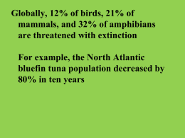 Conservation biology