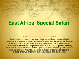 East Africa `Special Safari`