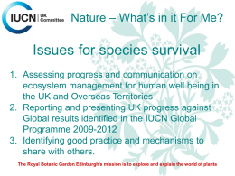 Species Survival