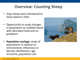 Overview: Counting Sheep