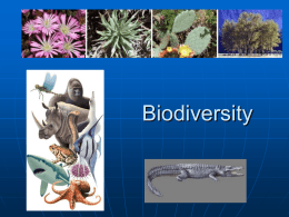 Biodiversity - Madison County Schools