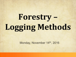 Notes: Logging Methods (11/14) - Liberty Union High School District