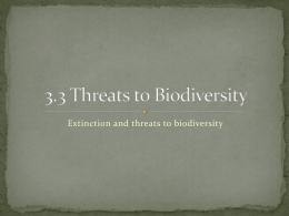3.4 Conservation of Biodiversity - Amazing World of Science with Mr