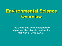 Keystone Environmental Science Lecturex