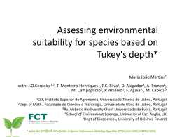 Assessing environmental suitability for species based on Tukey`s