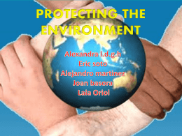 Protecting the enviroment file